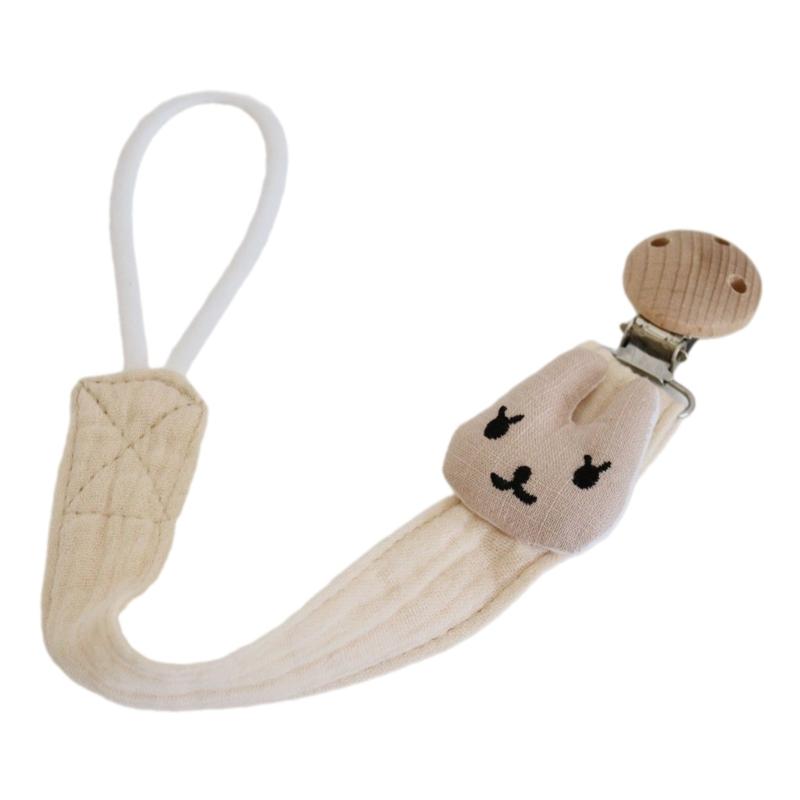 Infant Soother Holder Lovely Designs Secure Not Drop Chain Safe & Not Toxic Toddler Pacifier Leash Comfortable Touch