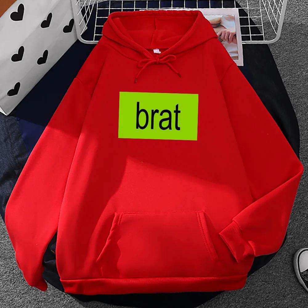 Sudadera Con Capucha Con estampado de cantante Charli XCX para hombre, Sudadera Con Capucha de manga larga, Con estampado