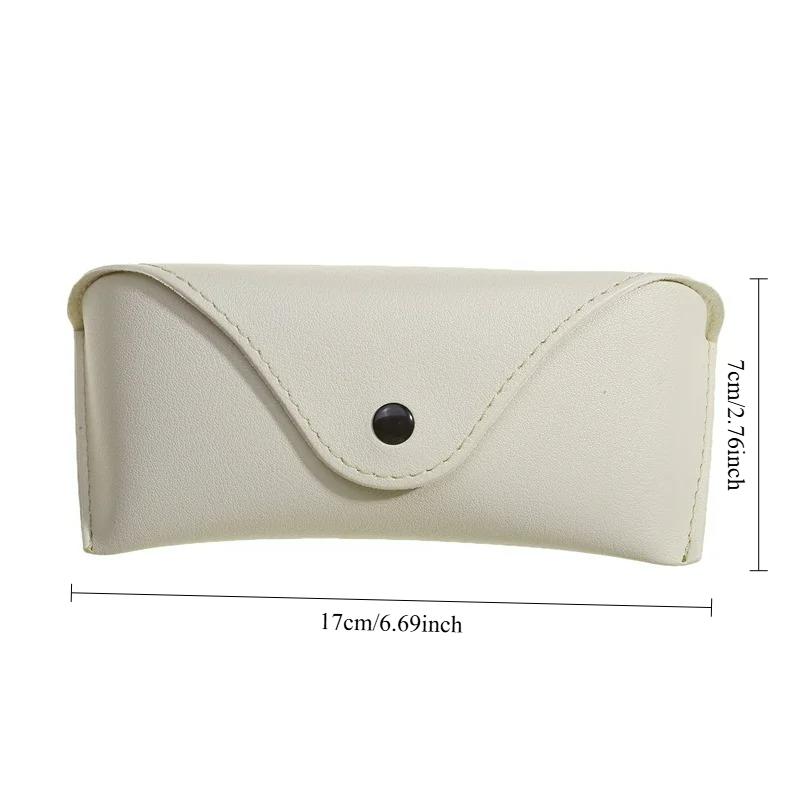 Glasses Box Solid Color PU Sunglasses Myopia Glasses Pressure Resistant Sunglasses Boxs Glasses Bags for Travel