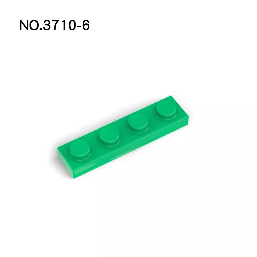 20Pcs MOC Compatible Assembles Particles Plate 3710 1x4 for Building Blocks Parts DIY Enlighten Bricks Educational Tech Toys