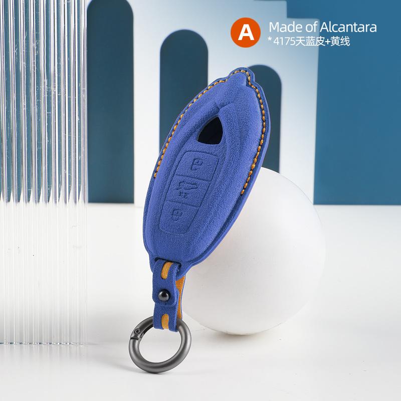 Italy suede car Key Case Cover Shell Fob For lamborghini Urus Huracan Aventador Car Key Cover Key Protection Shell Accessories
