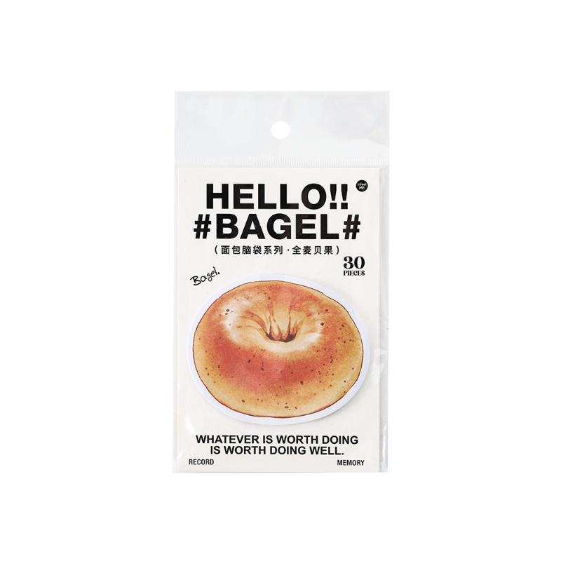 Gift Office School Supplies Special Shaped Notes Bread Head Series Cute Toast Student Memo Pad Message Kawai Stationery Lovely