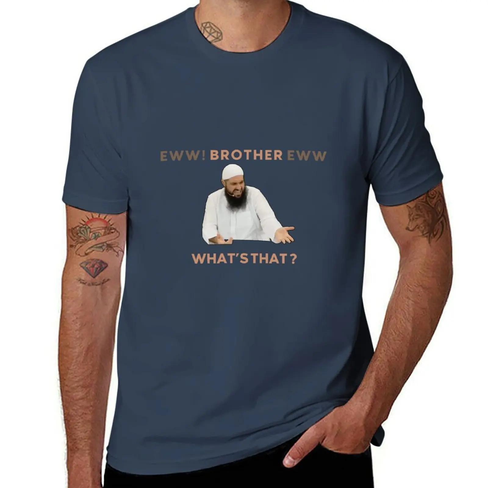 

Brother Eww TShirt oversized basketball graphic tees graphic t shirt vintage vintage mens shirts graphic tee 2025 new model S