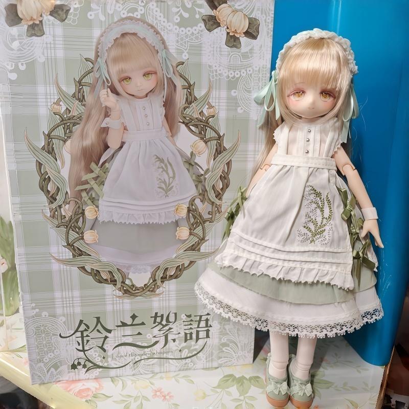 Momo Girl Series 1/8 Movable Joints Anime Doll Kawaii Collectible Figure Art Toy  Cute Desk Decoration Gift
