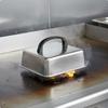 Capac pătrat pentru burger Gătește uniform Cupolă pentru topirea brânzei Rezistent la rugină Pentru ungere la grătar