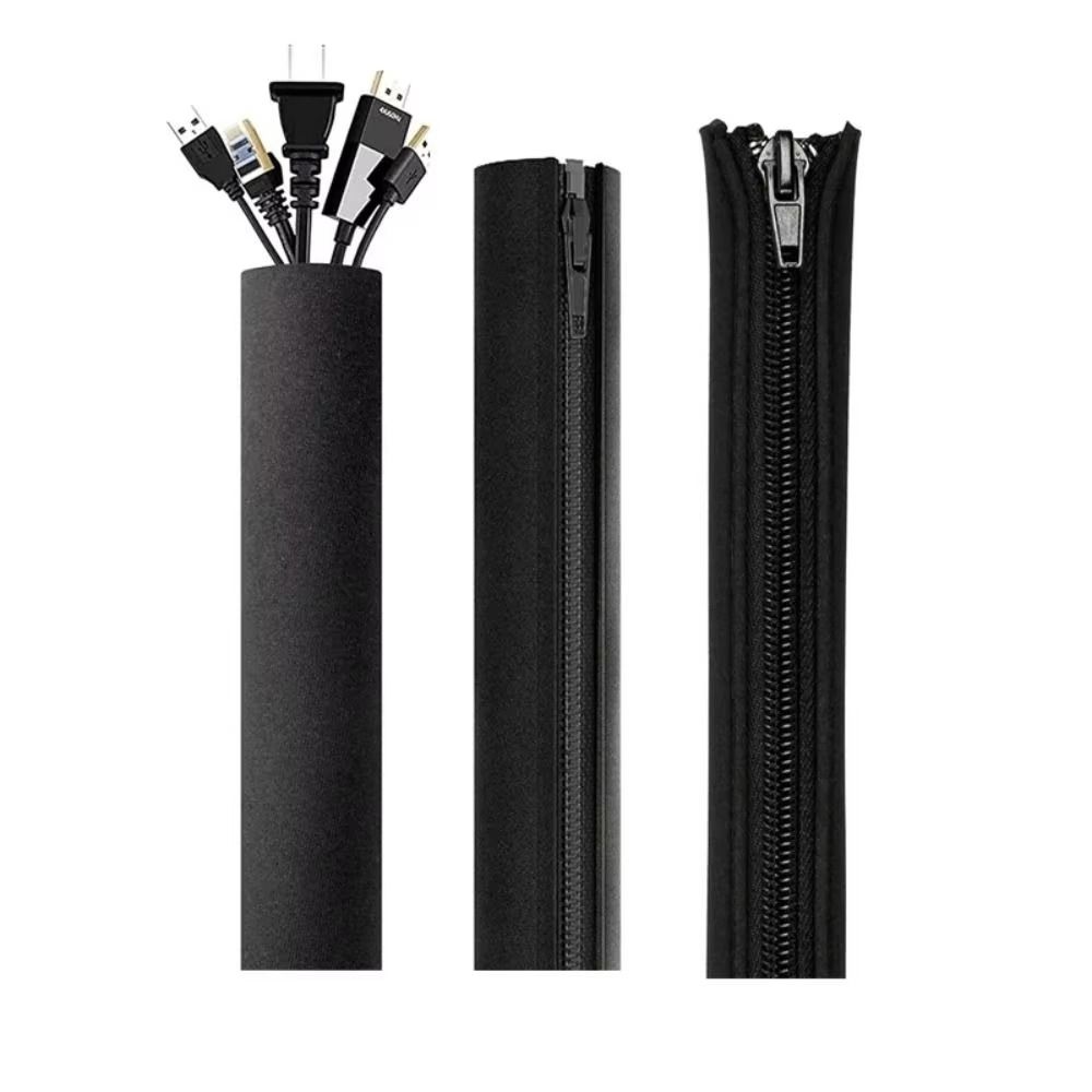 Data Cable Cable Management Sleeve Computer Cable Storage Cover  Computer Setup