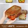Xilekou Kimchi Box: Large Heat-Resistant Borosilicate Glass Storage for Microwave Use