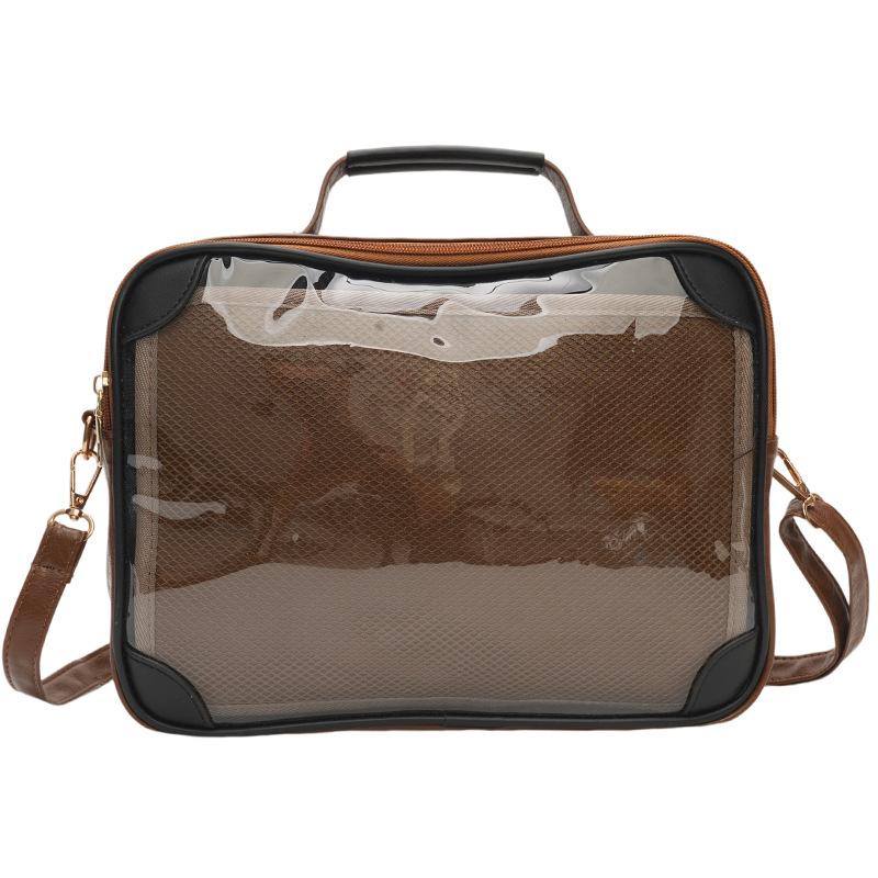 Cute Transparent Versatile Shoulder Bag Itabag Japanese Crossbody Handbags Women PU Leather JK Uniform Bags Purses and Handbags