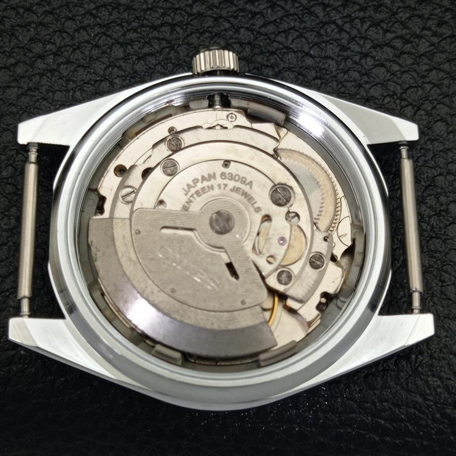 MONTRE HOMME AUTOMATIQUE JAPAN SEIKO 5 RÉVISÉE 6309A CADRAN VERT ARABE a427344-2 QRL-a427344