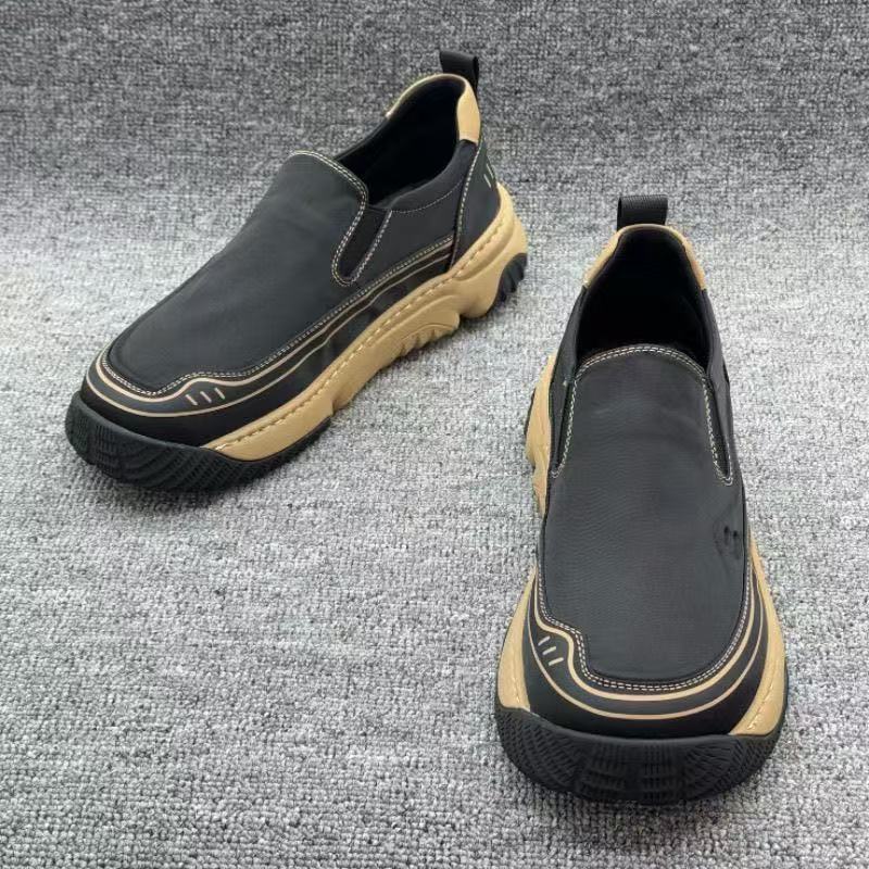 Summer new men's technology cloth casual and comfortable men's shoes high quality men's advanced sense fashion versatile handsome