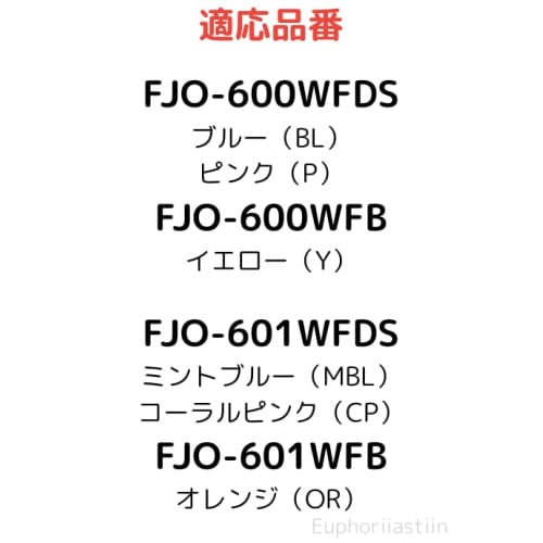 Compatible with FJO-600/FJO-601 [Compatible with FJO-600, FJO-601, FJO-600WFDS, FJO-600WFB, FJO-601WFDS, FJO-601WFB] Straw Set + Replacement Gasket, G