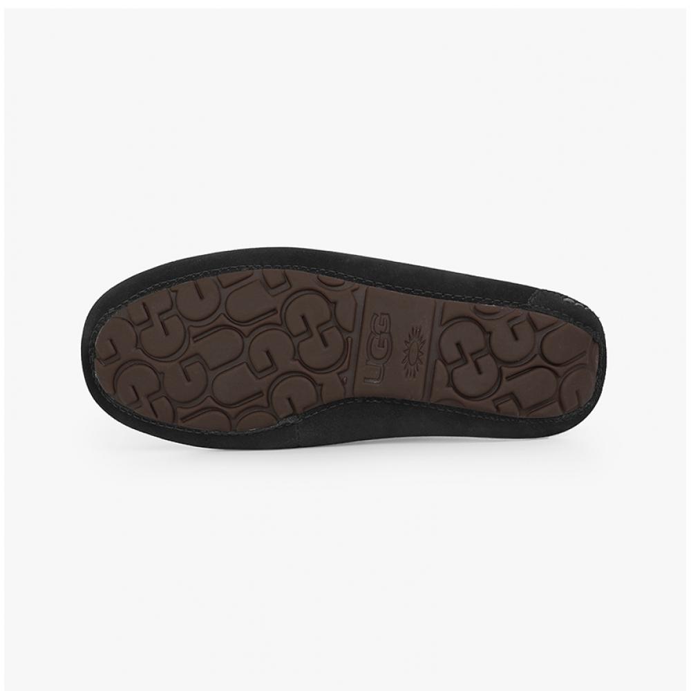 Ugg 1106878 Blk Ansley Black Moccasine Flat Shoes