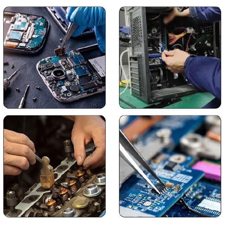 Precise Electric Soldering Iron , Handheld Welding Tool Auto Temperature Adjust for Circuit Board Repairs Tool