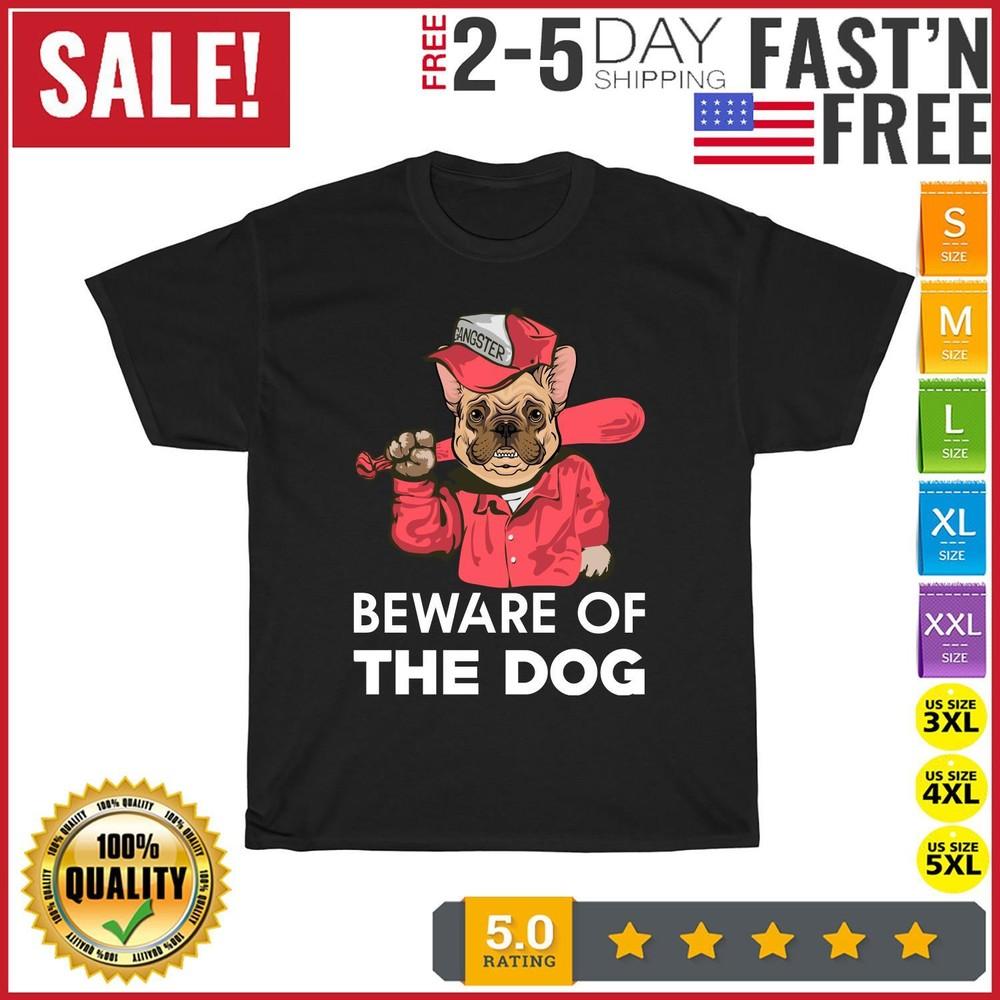 

Beware of the dog Vintage T Shirt Men Fashion 2023 Women T Shirt Short Sleeve 2XL