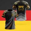 GERMANY Men's T Shirts German National Emblem Printed Summer O-neck Pullover Casual Short Sleeve Tees Oversized T-Shirt For Men