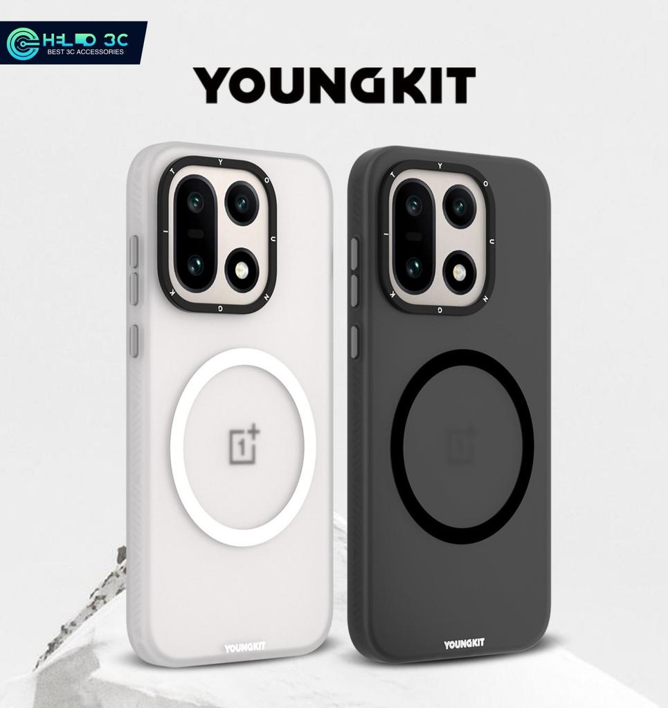 Youngkit Circuit Texture Magnetic Case for Oneplus 15 Shockproof for  Drop Resistant Oneplus 15 Case