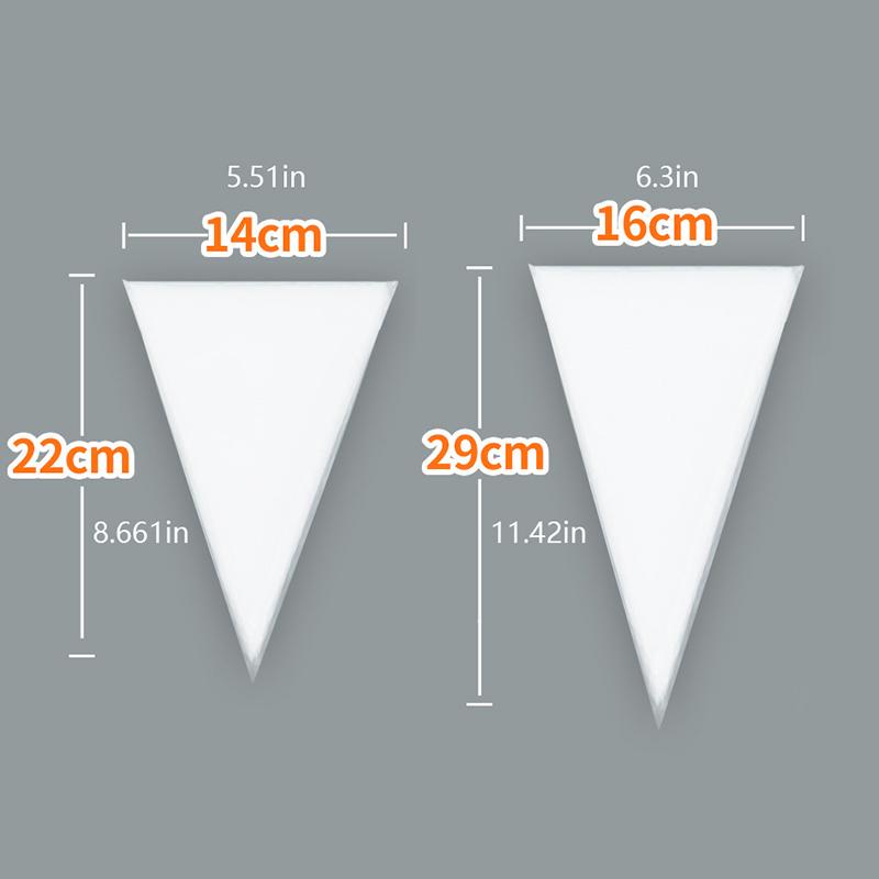 50 Buc Pungi de Piping de Unică Folosință Pungi de Patiserie Echipament de Cofetărie Accesorii pentru Patiserie și Panificație Unelte de Cofetărie pentru Tort
