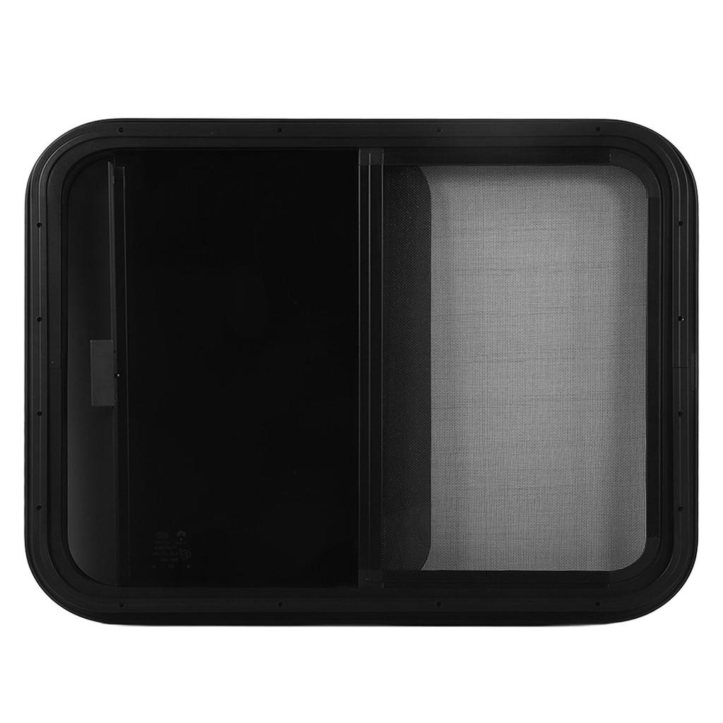 Push Pull Window Rounded Corner UV Proof Sealed Oxidation Resistant Smooth Polished for RV Camper En