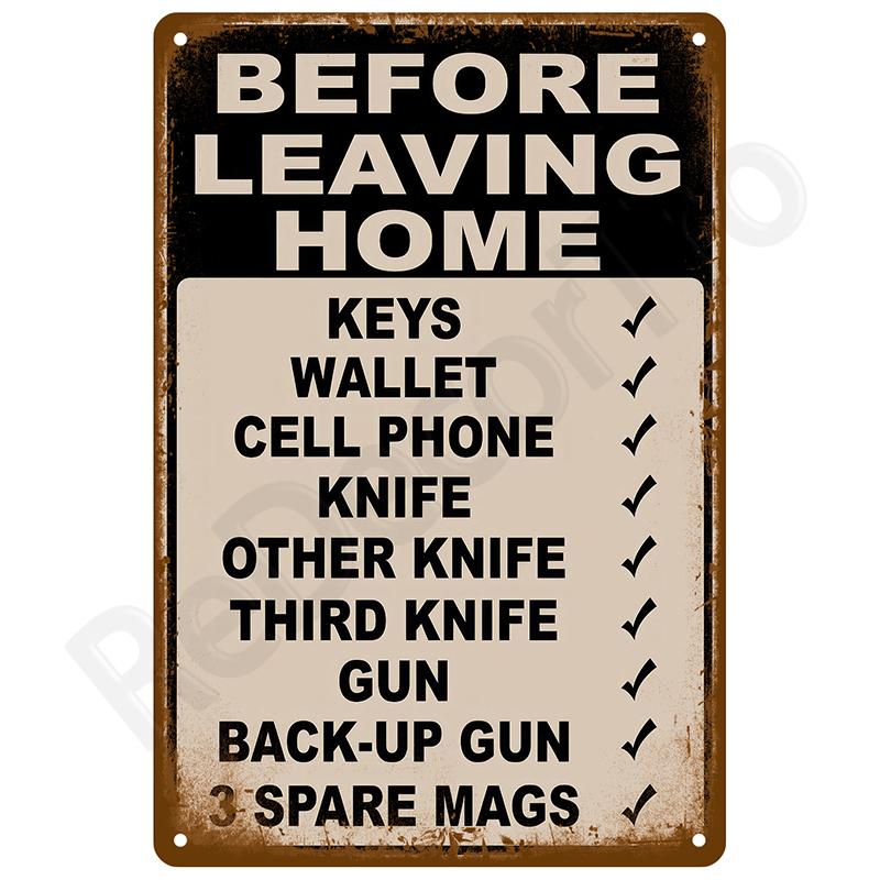 Retro Wall Art Tin Sign Interior Outdoor Aesthetic Room Vintage Home Decor Items Decoration Luxury Metal Sign Poster Plates Bar