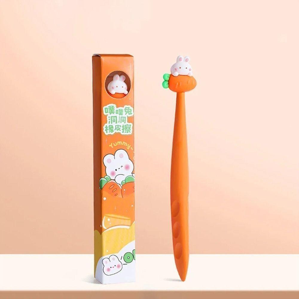 

Резиновый ластик в форме ручки, ластик для протирания карандаша, креативный мультяшный ластик E