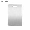Stainless Steel Cutting Board Double Side Thickened Anti-Mold Kitchen Food Grade Chopping Board For Meat Fruit Vegetables