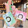 Cartoon-Tier-Plattenspieler-Schlüsselanhänger: Süßer Rucksackanhänger und lustiges CD-Player-Spielzeug