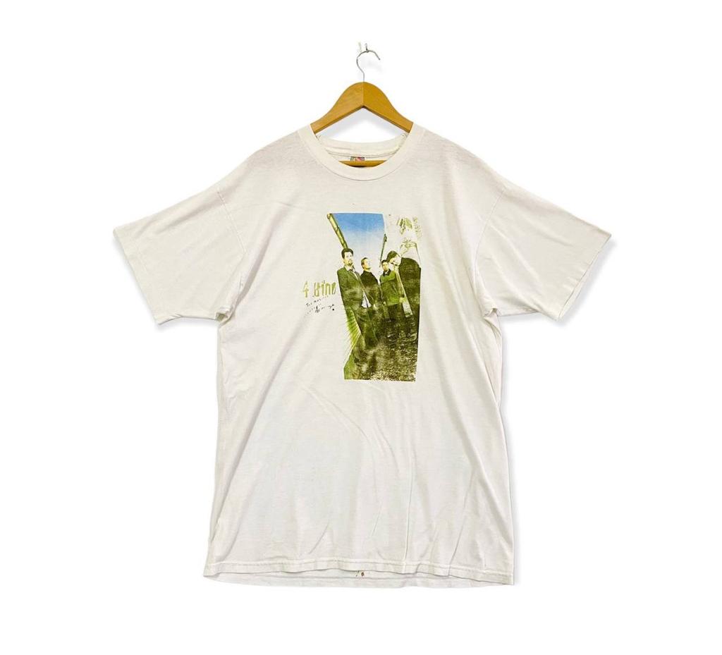 Vintage 90s 1996 4 HIM the message album tour singles contemporary christian music group streetwear style pop rock promo t-shirts