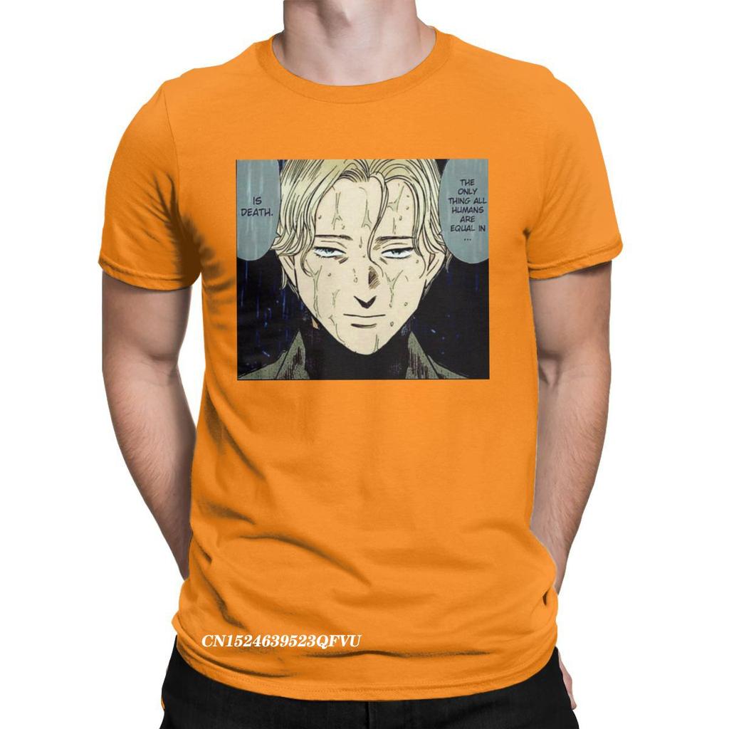 Monster Johann Naoki Urasawa T-Shirts For Men Cool Cotton Tees Round Collar Harajuku Tshirt New Arrival Clothing