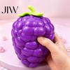 Grape Stress Reliever Large Pineapple Ball, Slow Rising Fruit Squeeze Toy for Anxiety Relief, Strawberry Relief Banana Corn Carrot Sensory Toy,