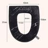 With Handle Winter Toilet Seat Cover Zipper Toilet Cushion Cover Toilet Cover Gasket  Winter