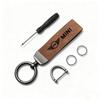 Car Hot Stamping Badge Keychain Zinc Alloy Keyring Accessories For MINI WORKS P One Cooper JCW R60 R59 R58 R57 R56 R55 R53 R52 F55