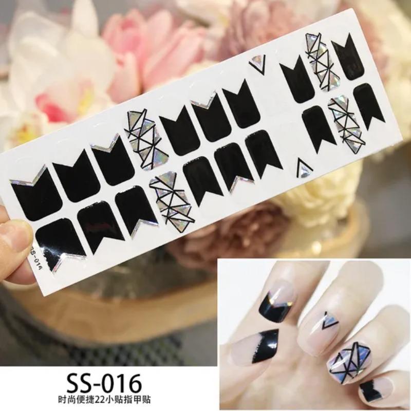

1 шт. самоклеящиеся градиентные полоски для лака для ногтей, стеклянные алмазные обертывания для ногтей, наклейки, водонепроницаемые и защищающие окружающую среду, накладки для ногтей для беременных женщин