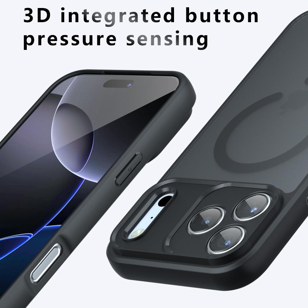 For Magsafe Magnetic Wireless Charging Case For iPhone 17 Pro Max iPhone17Pro 17ProMax Air 5G Shockproof Matte Back Cover Coque