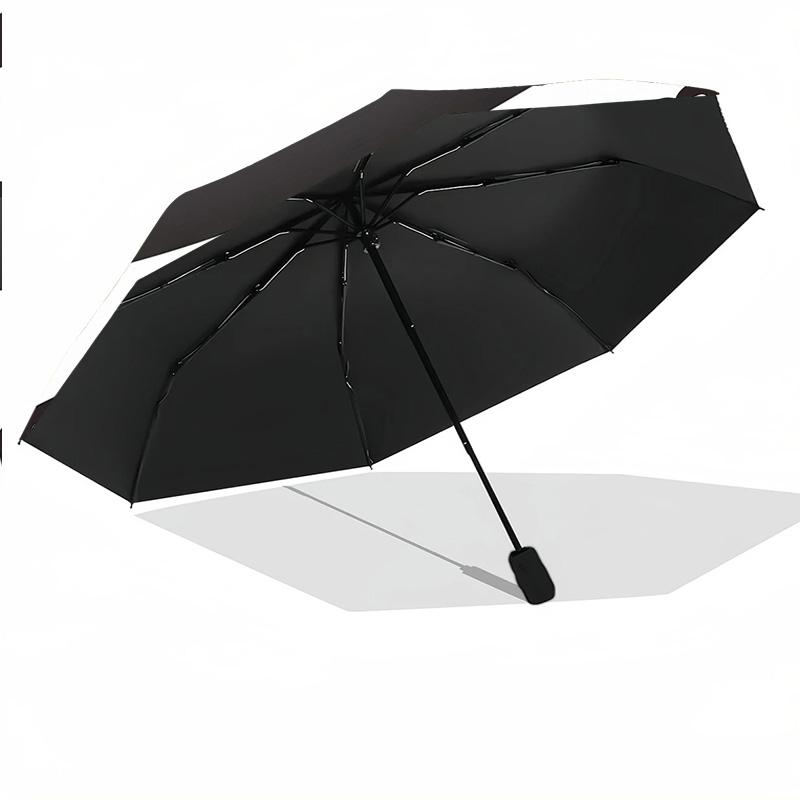 Swansea City FC Automatic 3‑Fold Umbrella 8‑Rib Windproof Folding Umbrella Sun Rain Protection For Outdoor Travel Daily Use