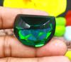 76.25 Carat Green Moldavite Fancy Shape Lab Created Certified Gemstone SN398