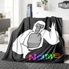 Custom Name Gorilla Party Celebration Party Blanket For Couch Bed Plush Cozy Fuzzy Blanket Super Soft Warm Blankets For Fall And Winter 091696