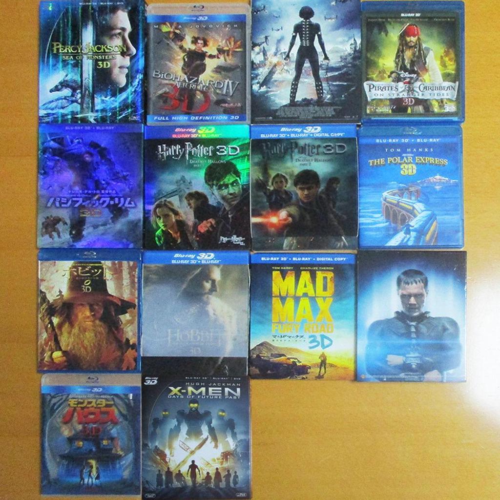 [USED] Set of 30 foreign film Blu-ray 3D software