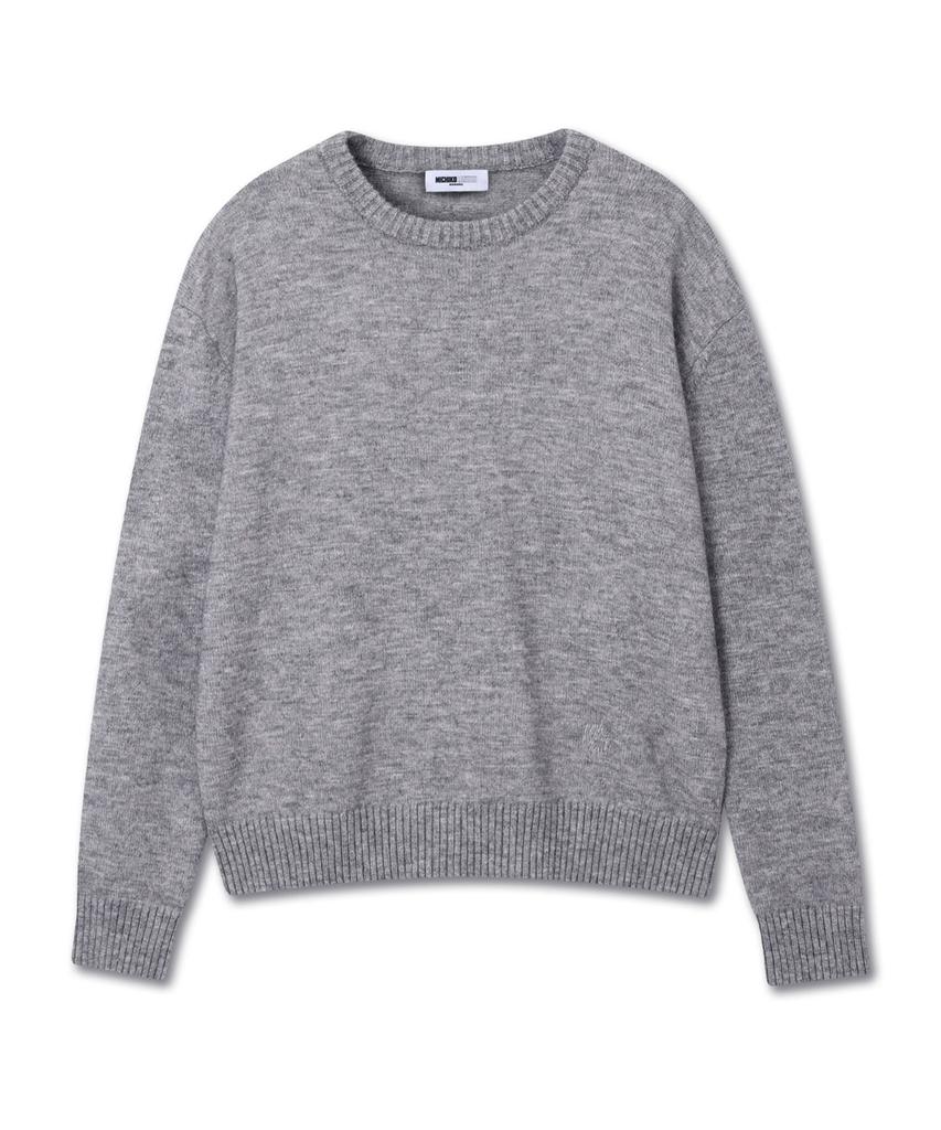 Michikoleondeonkosino Basic Wool Knit Pullover Melange Gray