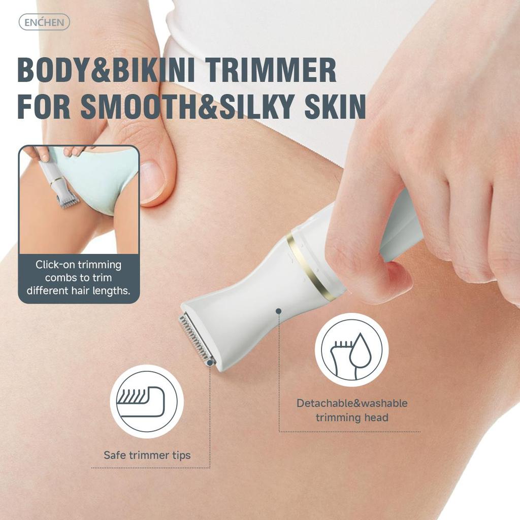 Xiaomi ENCHEN Mocha D Multifunction Body Hair Trinmer Face Depilador Depilatory Tool