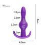 Sex Toy 4Pcs T-Bar Base Butt Anal Plug Massager Couple Flirting Masturbation