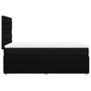 Boxspringbett mit Matratze Schwarz 80 x 200 cm Stoff