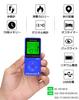 HanRongDa Portable Radio with Pedometer, Business Card Size, Rechargeable, AMFMWide FM Compatible, Stereo, Digital Clock, Sleep Timer, 70 Station