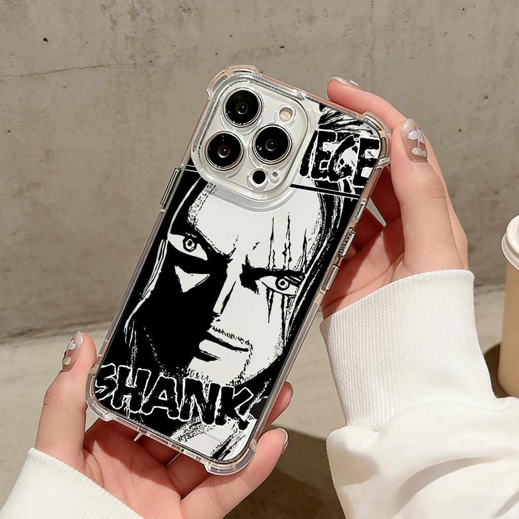 Anime Luffys Zoros Phone Case For iPhone 17 16e 16 15 14 13 12 11 Mini Air Pro Max X XR XSMax 7 8 Plus Anti Fall Clear