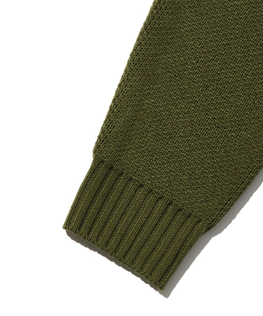 PEACE MAKER Teeth Knit Sweater (Avocado)