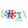 Pull String Flying Disc Toy Funny with 1 Launcher and 2 Discs Hand Eye Coordination Outdoor