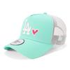9FORTY AFrame Trucker Cap Los Angeles Dodgers 15200447 Blue Tint White Blue Women's