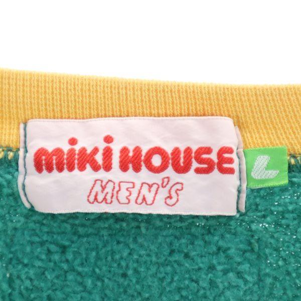 mikihouse Long sleeve sweat trainer L Green system Men's Used