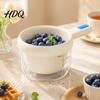 Kitchen Strainer with Handle Drain Basket And Fork Double-layer Separation Design Non-slip