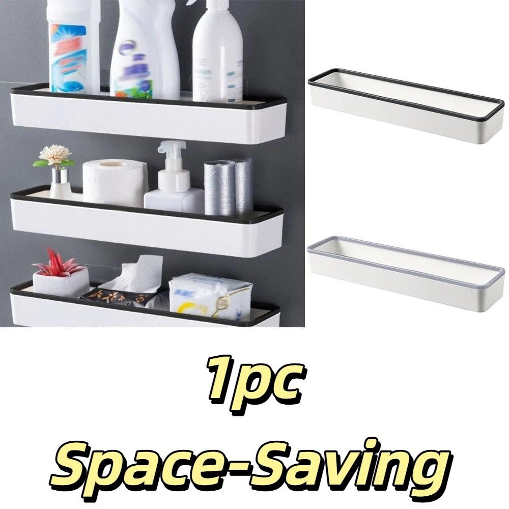 Space-Saving Wall Hanging Rack No-Drill Bathroom Storage Rack Organizer Above Toilet Rack Bathroom
