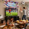 World Cup Football Banner: US-Canada Party Decor Hanging Cloth with National Flags